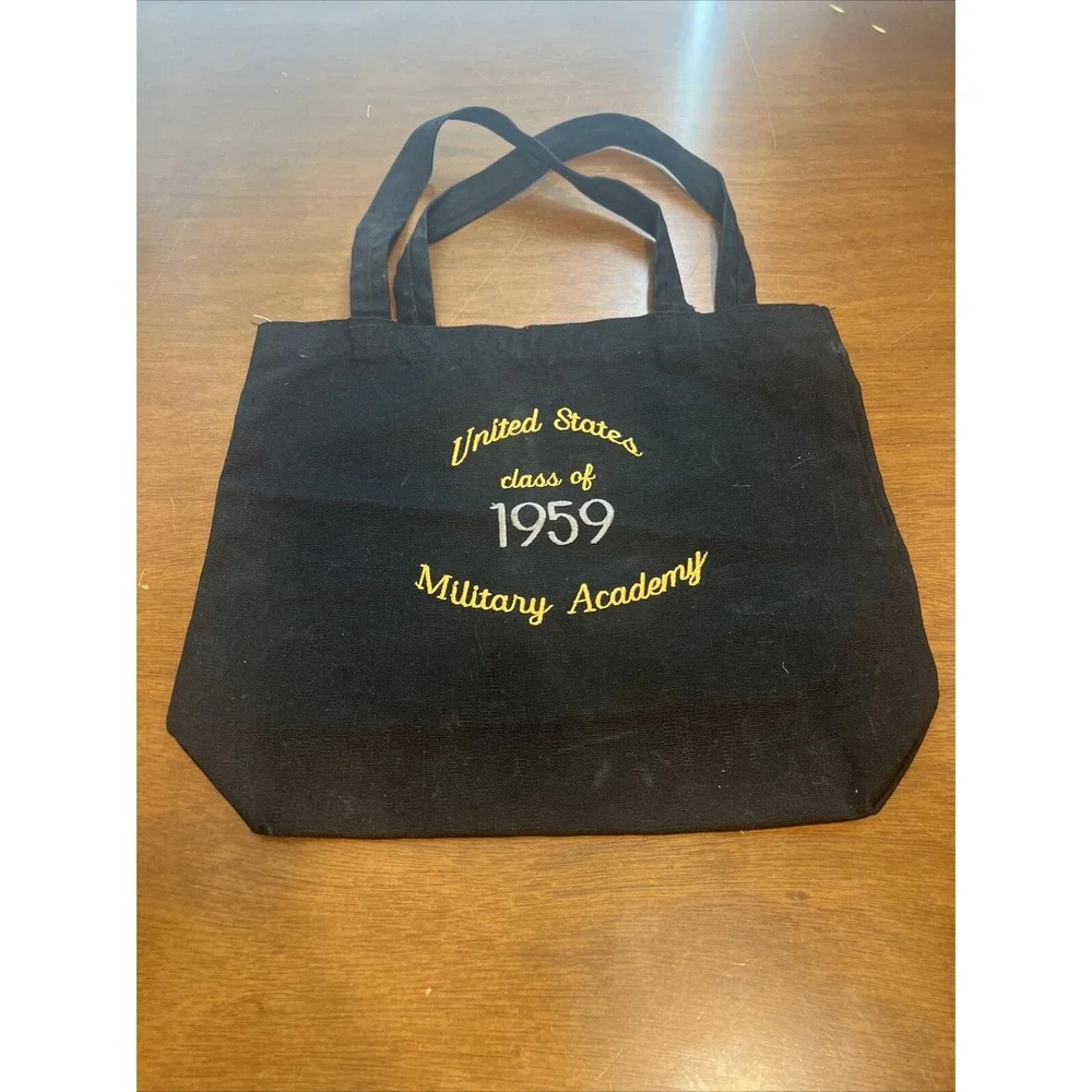 Hand Sewn United States Class Of 1959 Military Academy Tote Bag